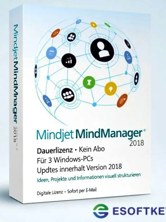 Mindjet MindManager 2018 für 3 PCs