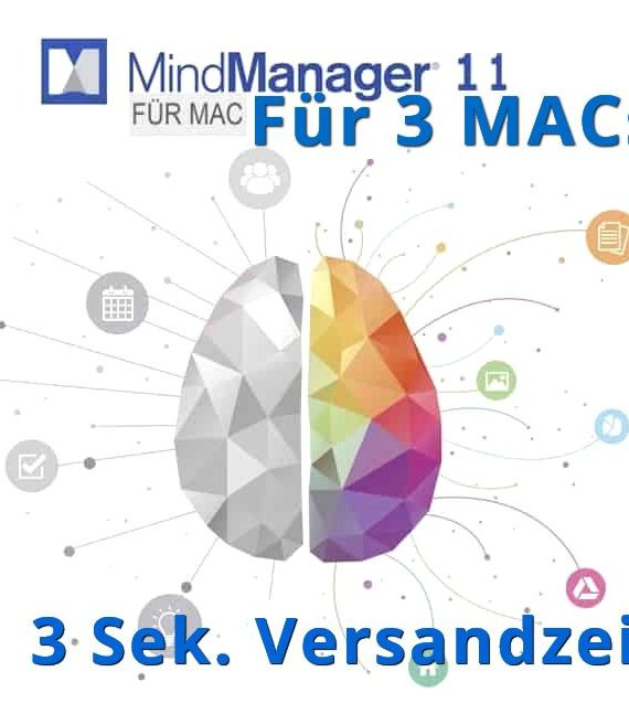 Mindjet MindManager 11 für 3 Macs