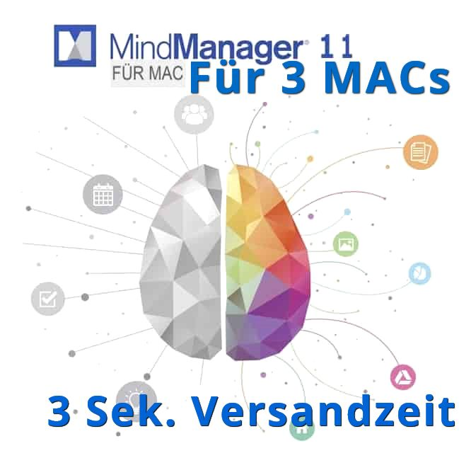 Mindjet MindManager 11 für 3 Macs