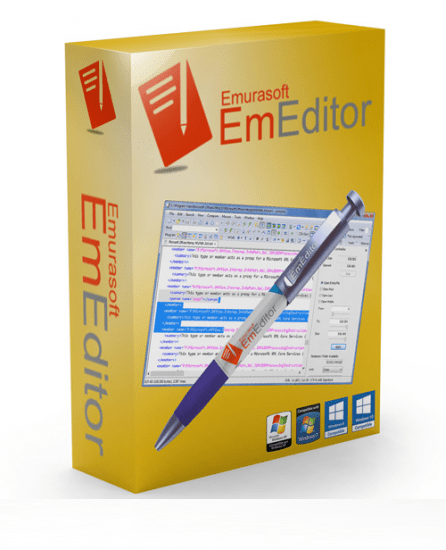 Emurasoft EmEditor Professional 20 für 3 PCs