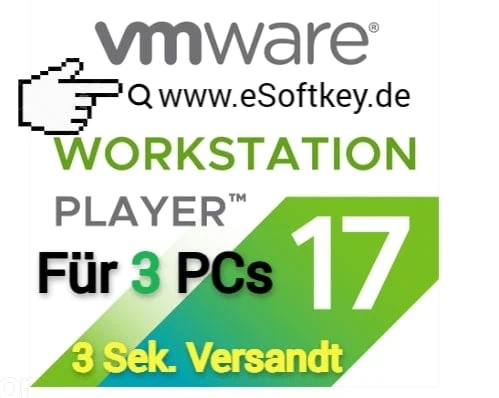 VMware Workstation 17 Player für 3 PCs
