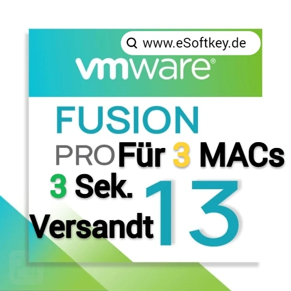 VMware Fusion 13 Pro für 3 Macs