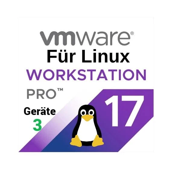 VMware Workstation Pro 17 für 3 Linux-Geräte
