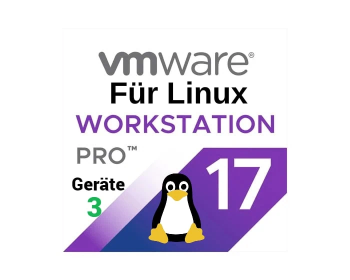 VMware Workstation Pro 17 für 3 Linux-Geräte