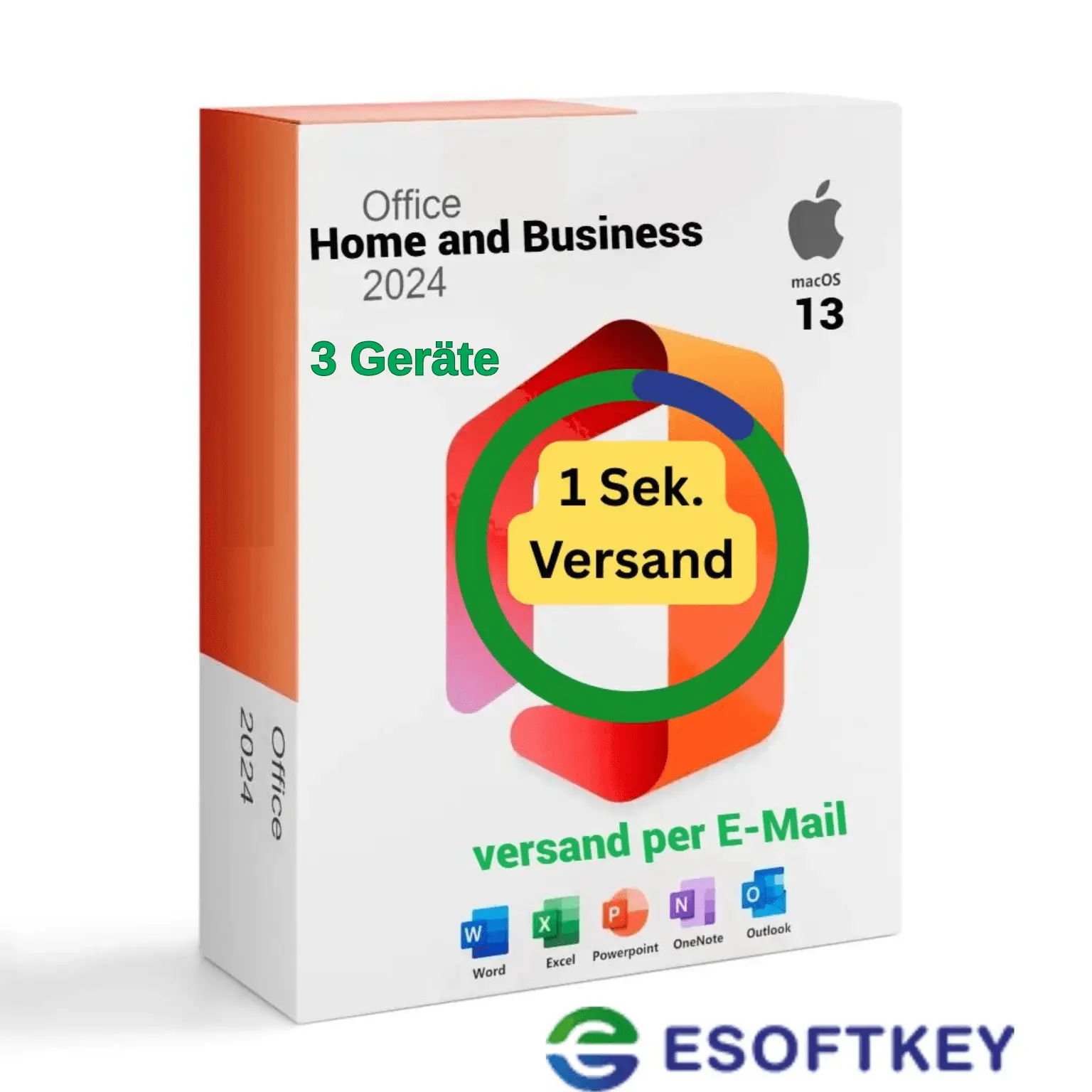Microsoft Office 2024 Home & Business für 3 Macs